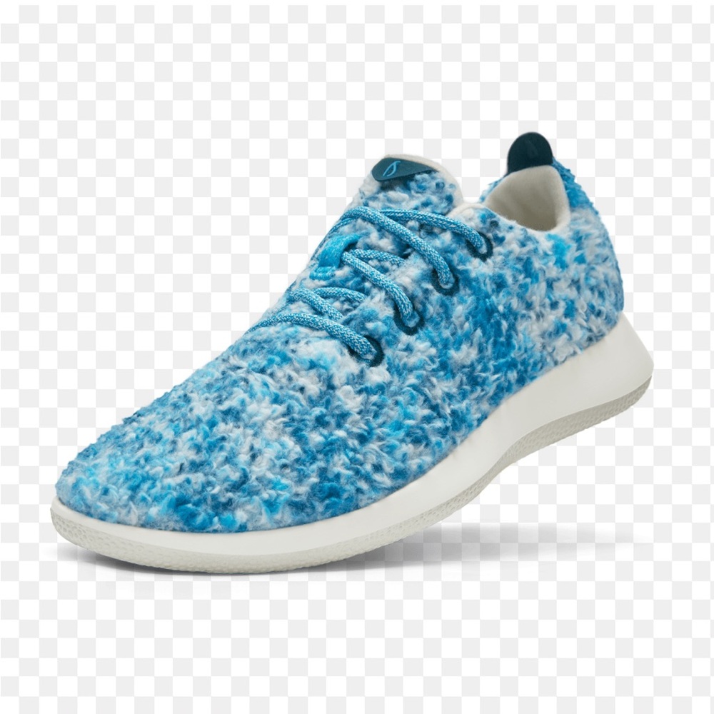 Allbirds Merino Wool Runners Fluff Sneaker Blue Limited Edition Women Size 10